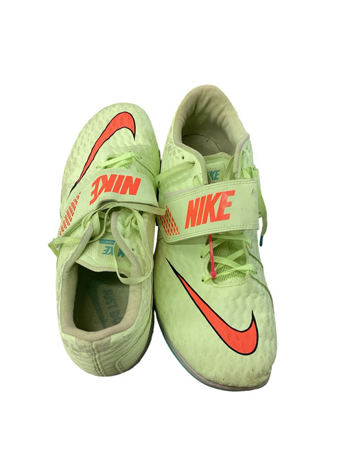 Vist Large View of Product Image Which is Used Nike Track & Field Cleats Adult Yellow Senior 11.5