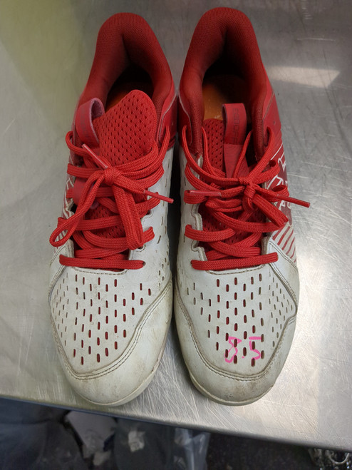 Vist Large View of Product Image Which is Used Under Armour LEAD OFF BB/SB Cleats Red Senior 8.5