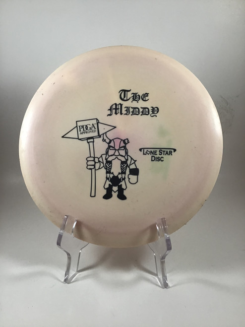 Vist Large View of Product Image Which is Used Lone Star Disc LIMA THE MIDDY Disc Golf Mid Range Pink 156g