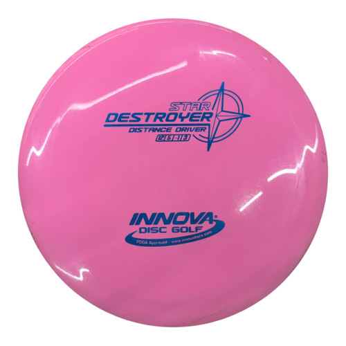 Vist Large View of Product Image Which is Used Innova STAR DESTORYER Disc Golf Driver Pink 176g