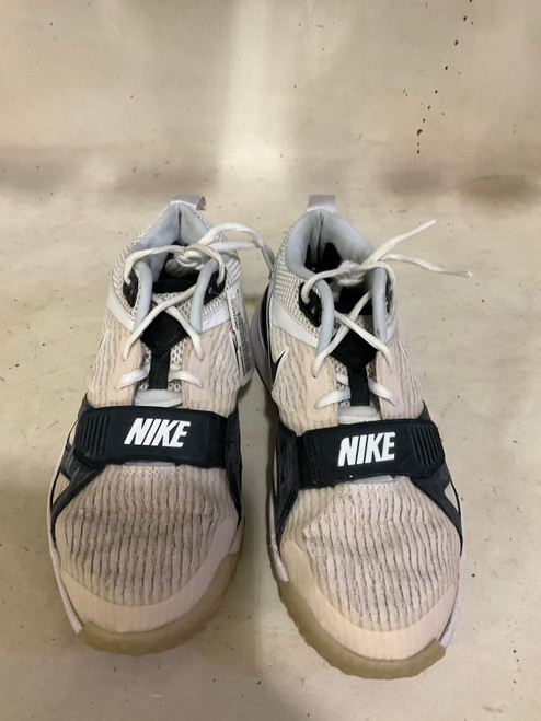 Vist Large View of Product Image Which is Used Nike TURF SHOES BB/SB Cleats White Senior 8