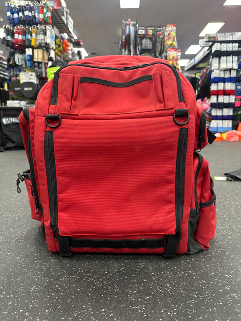 Vist Large View of Product Image Which is Used Disc Golf Backpack Bag Red