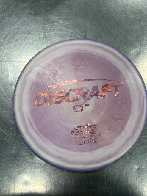 Vist Large View of Product Image Which is Used Discraft ESP ZONE Disc Golf Putter Purple