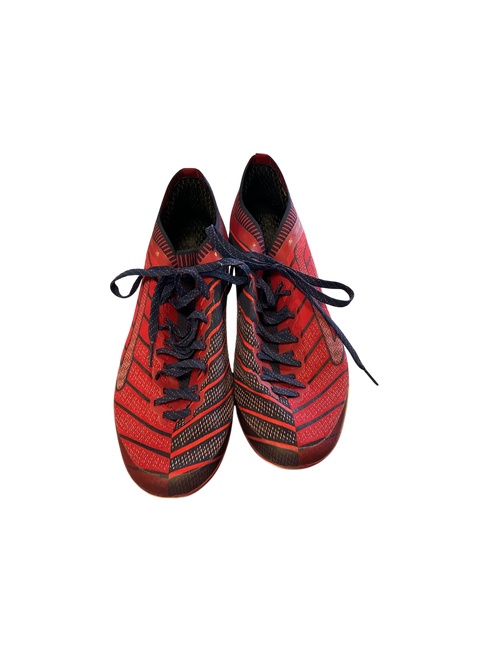 Vist Large View of Product Image Which is Used Umbro Soccer Cleats Red Senior 10.5