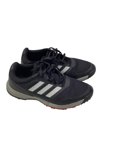 Vist Large View of Product Image Which is Used Adidas Mens Golf Shoes Black Senior 9.5