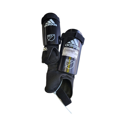 Vist Large View of Product Image Which is Used Adidas Soccer Shin Guards Youth Black LG