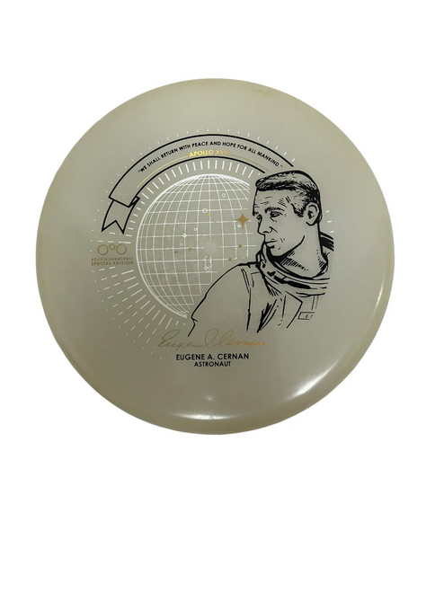 Vist Large View of Product Image Which is Used Streamline Se Color Glow Eclipse 2.0 Parachute Disc Golf Putter White 152g