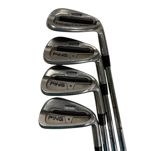 Vist Large View of Product Image Which is Used Ping S58 Blue Dot Mens Iron Set RH 7I-PW