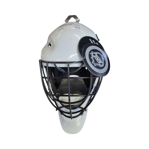 Vist Large View of Product Image Which is Used Franklin GFM 1500 STREET HELMET Youth Goalie Helmet/Mask White One Size