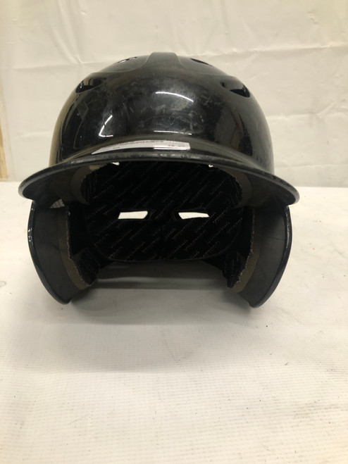 Vist Large View of Product Image Which is Used BLACK HELMET Batting Helmet No Mask Black SM