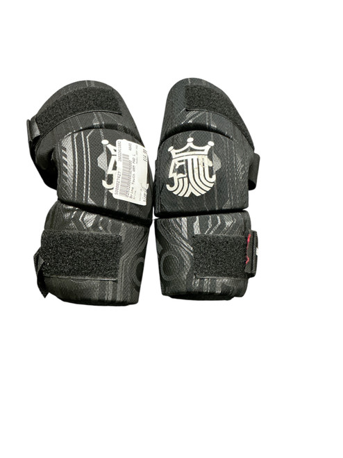 Vist Large View of Product Image Which is Used Brine ARM PAD Lacrosse Arm Pads/Guards Black LG