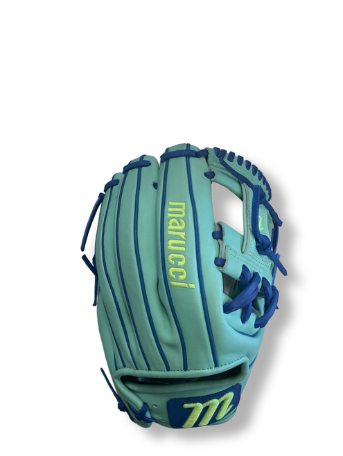 Vist Large View of Product Image Which is Used Marucci ASCENSION SERIES BB/SB Glove RH Throw Green 11 1/2"