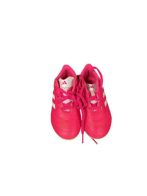 Vist Large View of Product Image Which is Used Adidas Soccer Cleats Pink Youth 12.0