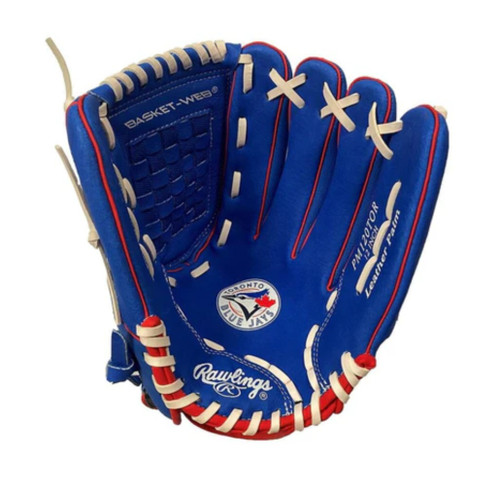 Vist Large View of Product Image Which is New RAWLINGS GLOVE PLAYMAKER 12" BLUE JAYS RHT
