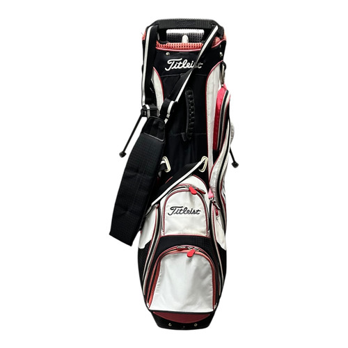 Vist Large View of Product Image Which is Used Titleist HYBRID 14 STAND BAG Mens Stand Bag White/Royal/Red