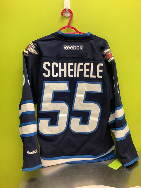 Vist Large View of Product Image Which is Used Reebok Hockey Tops Senior Navy Blue SM