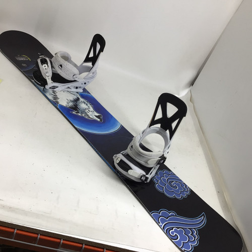 Vist Large View of Product Image Which is Used Lib Tech 2014 MARK LANDO LANDVIK PHEONIX 160CM Mens Board/Bindings Navy Blue 160 cm
