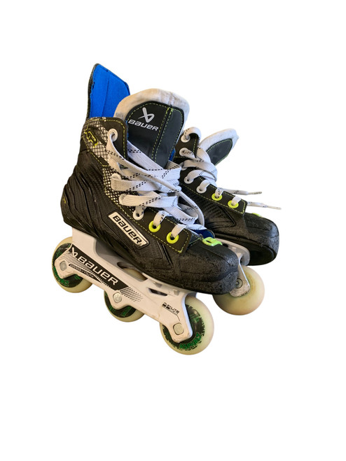 Vist Large View of Product Image Which is Used Bauer Roller Hockey Skates Black Adjustable