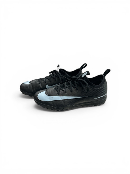 Vist Large View of Product Image Which is Used Nike Soccer Turf Shoes Black And Carolina Blue Junior 05