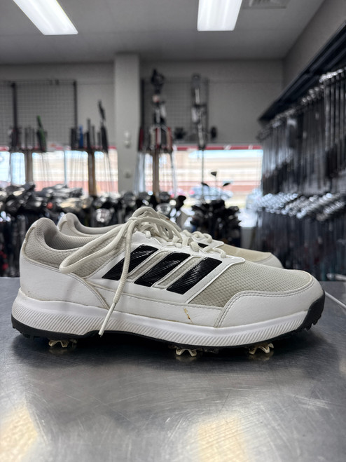 Vist Large View of Product Image Which is Used Adidas Mens Golf Shoes White Senior 9.5