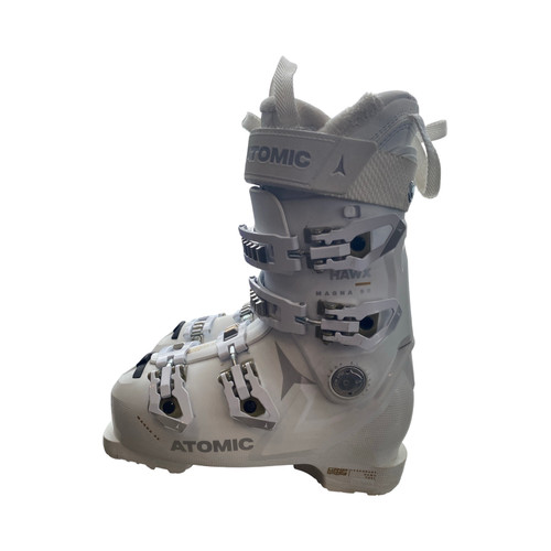 Vist Large View of Product Image Which is Used Atomic HAWX 95 Womens DH Ski Boot White 245 MP - M06.5 - W07.5