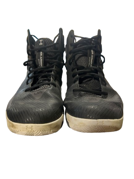 Vist Large View of Product Image Which is Used Under Armour UNDER ARMOUR ROCKET 2 SZ 12.0 Basketball Shoes M Black Senior 12