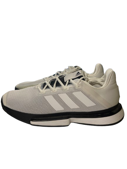 Vist Large View of Product Image Which is Used Adidas ADIDAS SOLEMATCH BOUNCE SZ 12.0 Running/X-Train Shoes M White Senior 12