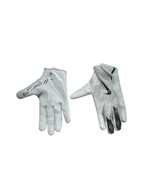 Vist Large View of Product Image Which is Used Nike VAPOR ADULT LG GLOVES FB Gloves White LG