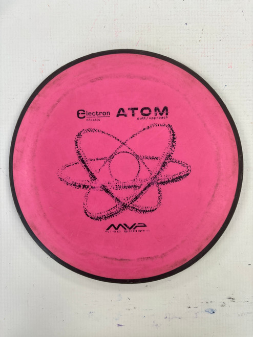 Vist Large View of Product Image Which is Used MVP ELECTRON ATOM Disc Golf Putter Pink