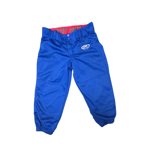 Vist Large View of Product Image Which is Used Rawlings YTH SB PANTS BB/SB Pant Girls Royal Blue LG