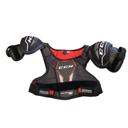 Vist Large View of Product Image Which is Used CCM JETSPEED LE Youth Shoulder Pads LG