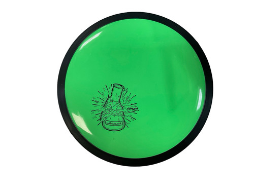 Vist Large View of Product Image Which is Used MVP 2ND LAB NEUTRON WAVE Disc Golf Driver Green 172g
