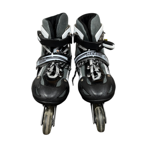 Vist Large View of Product Image Which is Used MEADIN SPORT Junior Rec Fitness Skates Black Adjustable