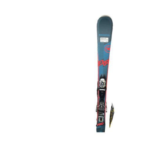Vist Large View of Product Image Which is Used Rossignol EXPERIENCE PRO Boys DH Ski/Binding Navy Blue 128 cm