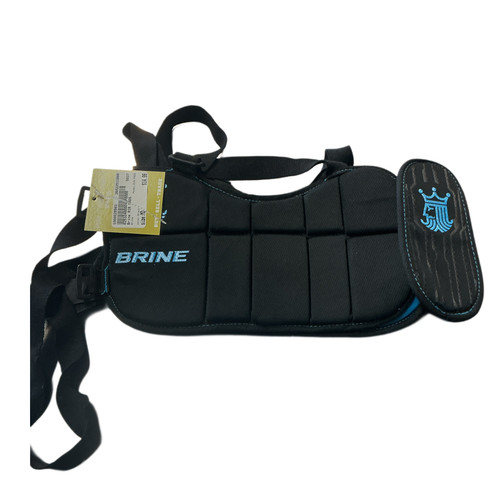 Vist Large View of Product Image Which is Used Brine RIB PADS Lacrosse Rib Pads Black MD