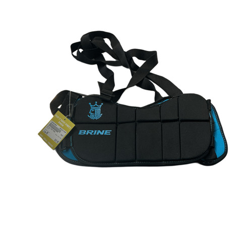 Vist Large View of Product Image Which is Used Brine RIB PADS Lacrosse Rib Pads Black MD