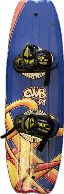 Vist Large View of Product Image Which is Used CWB SOL Wakeboard Yellow 138 cm