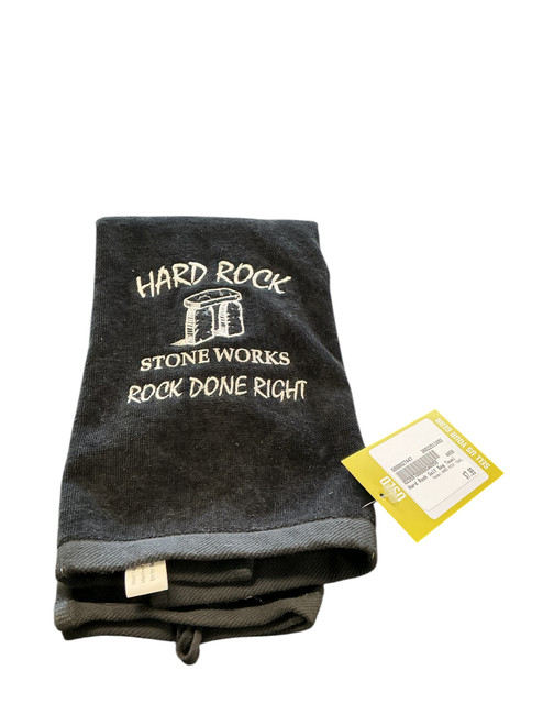 Vist Large View of Product Image Which is Used HARD ROCK TOWEL Golf Accessory