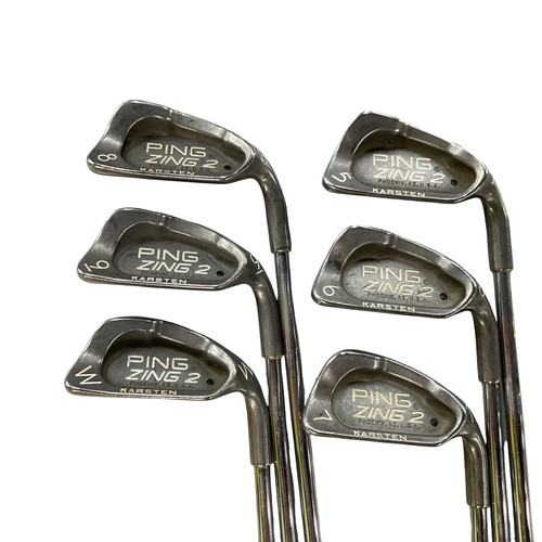 Vist Large View of Product Image Which is Used Ping ZING 2 BLACK DOT Mens Iron Set RH 5I-PW