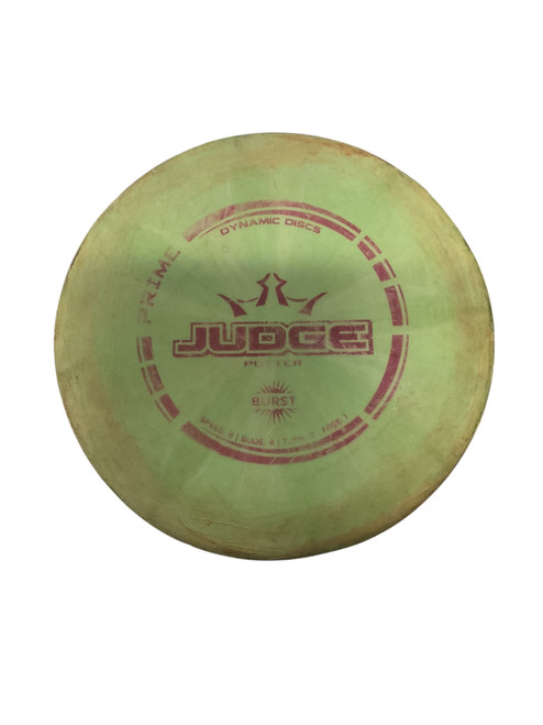 Vist Large View of Product Image Which is Used Dynamic Discs PRIME JUDGE Disc Golf Putter Green