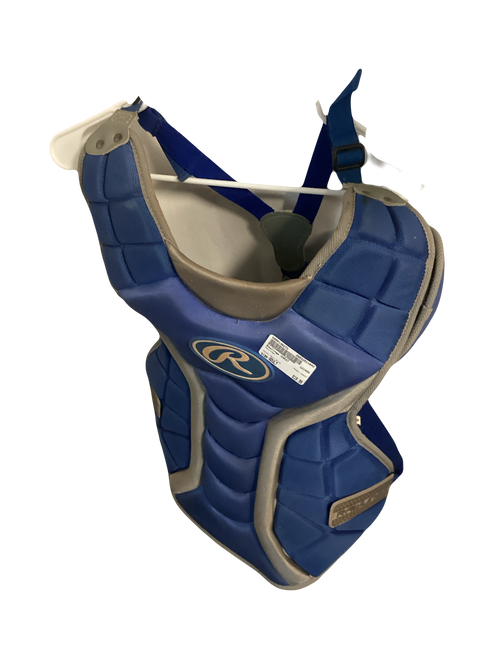 Vist Large View of Product Image Which is Used Rawlings CHEST Catchers Chest Protector Navy Blue Adult