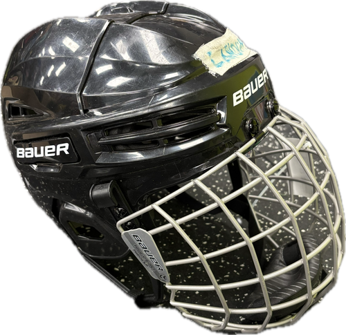 Vist Large View of Product Image Which is Used Bauer IMS 5.0 S Helmet Cage Combo Black SM
