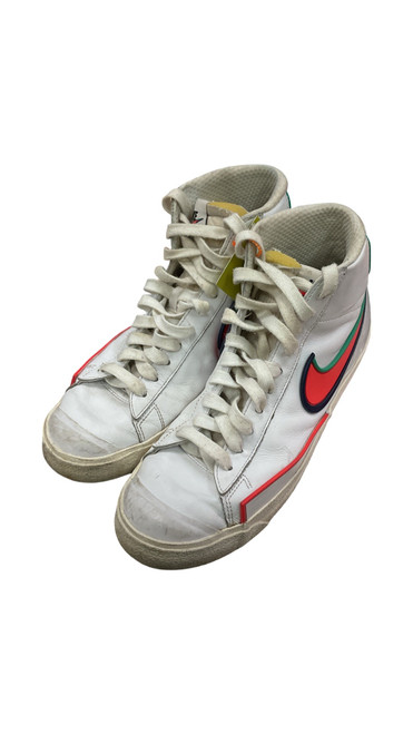 Vist Large View of Product Image Which is Nike Basketball Shoes, M, White, Senior 9.5