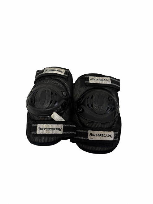 Vist Large View of Product Image Which is Used Rollerblade Skate Kneepads Black LG