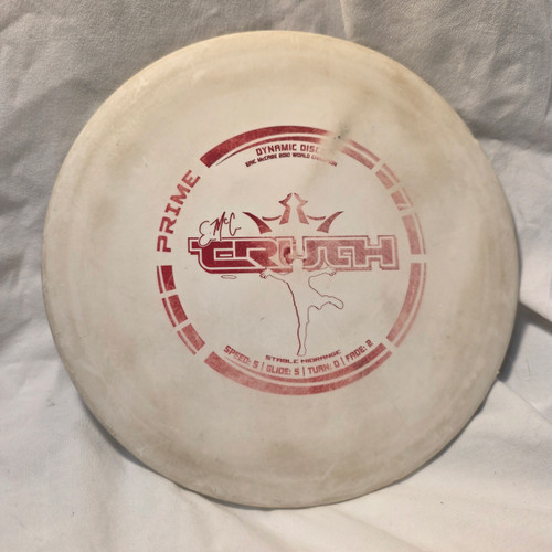 Vist Large View of Product Image Which is Used Dynamic Discs PRIME EMAC TRUTH Disc Golf Mid Range White