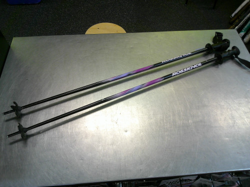 Vist Large View of Product Image Which is Used Rossignol POLES Mens DH Ski Pole Purple 110 cm / 44 in