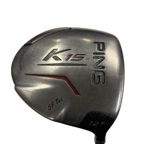 Vist Large View of Product Image Which is Used Ping K15 Mens Driver RH 12.0 Degree Regular Flex Graphite