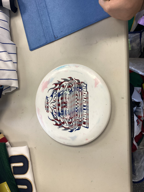 Vist Large View of Product Image Which is Used Discraft CHALLENGER Disc Golf Putter White