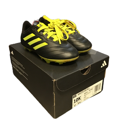 Vist Large View of Product Image Which is Used Adidas Goletto VIII FG Jr Soccer Cleats Black Youth 10.0