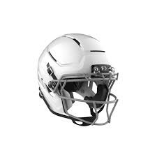 Vist Large View of Product Image Which is Earned a 5-star safety rating in the Virginia Tech Helmet Ratings
Equipped with a stylish no-brow, carbon steel facemask, football's most popular facemask material
Newly redesigned shell with increased ventilation for better heat management
Utilizes the Helmet Stabilization System (HSS) jaw pads for added comfort and protection
TPU cushioning, the most advanced impact absorption system in football, absorbs more impact across a wider variety of temperatures than any other helmet on the field
Non-inflatable liners throughout the helmet provide a secure and comfortable fit
Flexural resistance engineering improves the overall strength and durability of the shell in critical locations
Warning: No helmet can prevent head, brain, or neck injuries, including paralysis or death, a player might receive while participating in football
